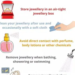 Crown Fabulous Jewellery Gold-Plated Kundan & Beaded Contemporary Drop Earrings image 4