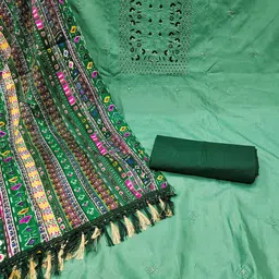 SHADOW & SAINING Embroidered Unstitched Dress Material image 2