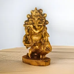 BECKON VENTURE Gold Toned Religious Idol Showpiece-image-51