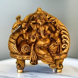 BECKON VENTURE Gold-Toned Religious Idol Showpiece-image-65
