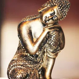 BECKON VENTURE Gold-Toned Buddha Idol Showpiece-image-35