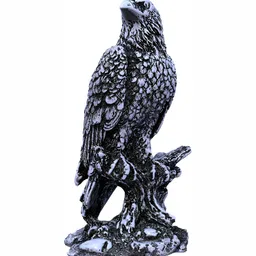 GW CREATIONS Grey & Black Textured Eagle Figurine Showpiece-image-26