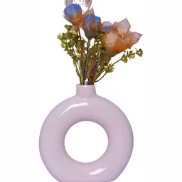 GW CREATIONS Pink Figurine Ring Pot Showpiece-image-24