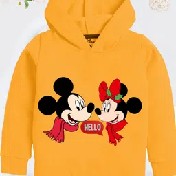 YK Disney Girls Printed Hooded Sweatshirt-picture-13
