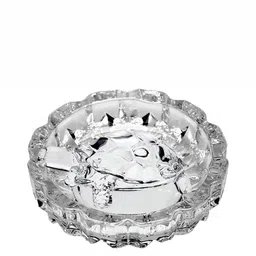 Navyaksh Transparent Crystal Turtle with Pond Pot Showpiece image 2