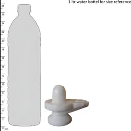 Navyaksh White Marble Shivling Showpiece image 2