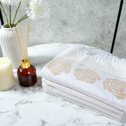 saral home Cotton 392 GSM Hand Towel Set image 2