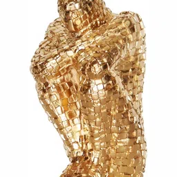 BECKON VENTURE Gold-Toned Textured Figurine Showpiece image 3