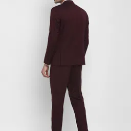 Turtle Men Single-Breasted Pure Cotton Tailored-Fit 2 Pcs Suit image 4