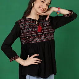 BAESD Embroidered Top image 3