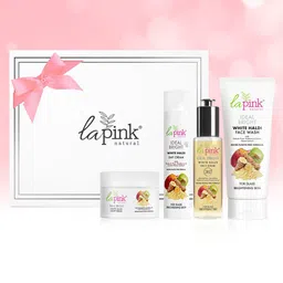La Pink Ideal Bright Gift Set of 4 Face Wash 100ml, Serum 50ml, Day & Night Cream 50g each-picture-18