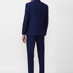 Van Heusen Men Paisley Printed Slim-Fit Single Breasted Three Piece Suits image 3