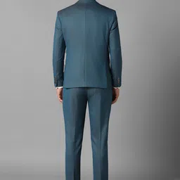 Louis Philippe Self-Design Single-Breasted Slim-Fit Three-Piece Suit image 4