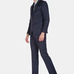 AD By Arvind Men Solid Tailored Fit Three Piece Suit image 5