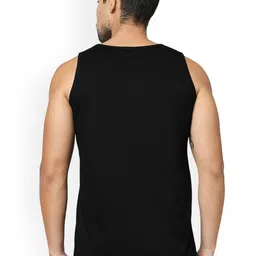 Organic Chics Pack Of 2 Avengers Printed Cotton Vests Maroon Avenger - Black Groot_S image 5