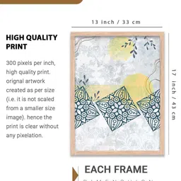 walllane Traditional Wall Art With Frame Home Decor Wall Painting For Living Room Office Bedroom image 5