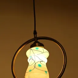 SOMIL Printed Glass Cylinder Ceiling Lamps image 3