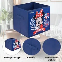 YK Navy Blue & Red 5 Pieces Minnie Printed Storage Box Organisers image 2