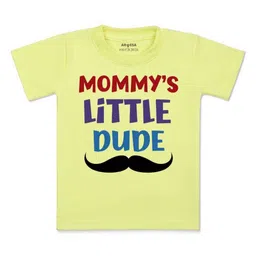 Arvesa Kids Typography Printed Applique T-shirt-picture-27