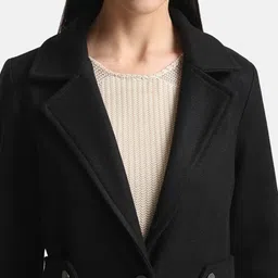 Kazo Women Overcoat With Peplum Sleeves image 4