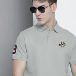 MERRIMENT Men Polo Collar T-shirt-image-16