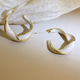 Celestique Contemporary Hoop Earrings-picture-18