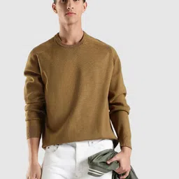 Calvin Klein Jeans Men Regular Fit Round Neck Pullover Sweaters-picture-39