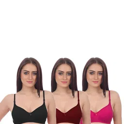 Samvar Multi Cotton Non-Wired Non Padded Minimizer Bra image 2