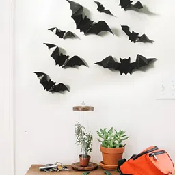 INDIAN ROYALS Blue & Grey Halloween Glow Printed Self-Adhesive & Durable Wall Sticker-picture-15