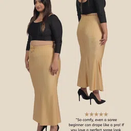 TWIN BIRDS Mermaid-Fit Soft Stretchable Saree Shapewear image 3