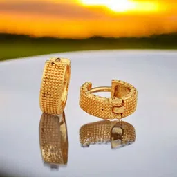 SHREE KRISHNA SHOPPING Gold-Plated Brass Earrings image 1