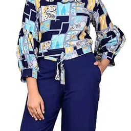 LIME N LEMON Girls Printed Top with Trousers image 2