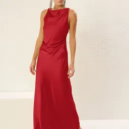 Trendyol Women Boat Neck Maxi Dress-picture-21