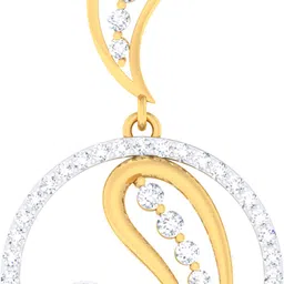 avsar AVP800YB 14kt Cubic Zirconia Yellow Gold Pendant-picture-39