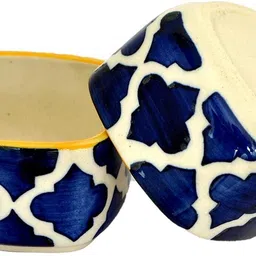 gleamsun Ceramic Sauce Bowl Ceramic Chutney Sauce Serving Bowl, 90 ML, Pack Of 2 image 2