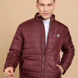 highlander Men Solid Padded Jacket-picture-20