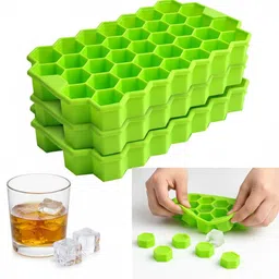 dreamy delights Green Silicone, Plastic Ice Cube Tray-picture-17