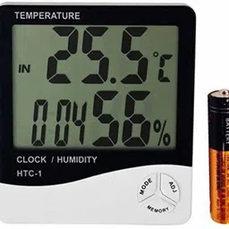sellrider Imported Humidity Meter Clock Digital White Clock High accuracy LCD Digital Thermometer All-in-One Digital Moisture Measurer-picture-16