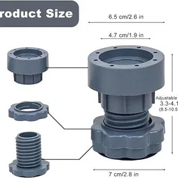 dimant Air Cooler, Refrigerator, Washing Machine, Water Cooler Material Silicone, Rubber image 3