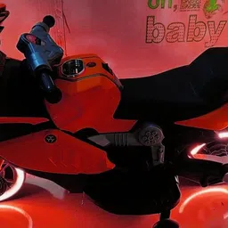 oh baby 88 battery Bike,USB player, WHEEL FULL OF LIGHT,6V Rechargeable Electric Bike Bike Non Battery Operated Ride On image 4