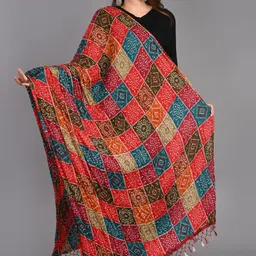 parth creation Chiffon Printed Multicolor Women Dupatta-picture-12