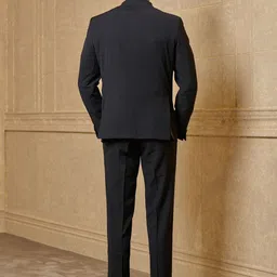 Tasva Mandarin Collar Single Breasted Bandhgala Blazer image 4