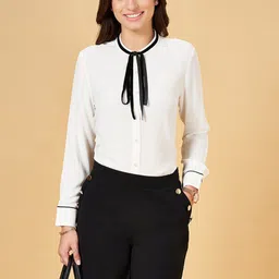Annabelle by Pantaloons Tie-Up Neck Formal Top-picture-39