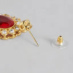 Peora 18K Gold-Plated Kundan Jewellery Set image 5