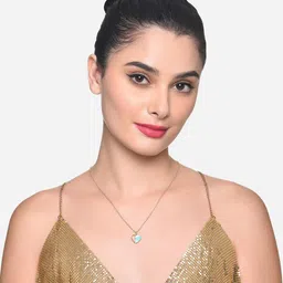 Zaveri Pearls Set Of 2 Gold-Toned & White Gold-Plated Chains image 4