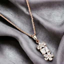 DressBerry Rose Gold-Plated Pendant & Chain-image-42