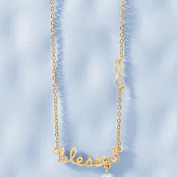 MINUTIAE Gold-Plated & White Brass Charm Pendant Necklace-image-12