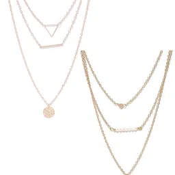 fabula Set Of 2 Gold-Plated Layered Necklace image 4