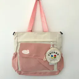 rayford Women Pink, White Tote-picture-34