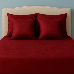 shruvis ekart Woolen King Fitted (Elastic) 400 TC Printed Bedsheet image 4